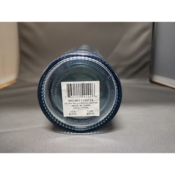 NEW Starbucks Spring 2022 Iridescent Mermaid Scales Tumbler Cup Venti 24 oz Teal - Picture 3 of 3